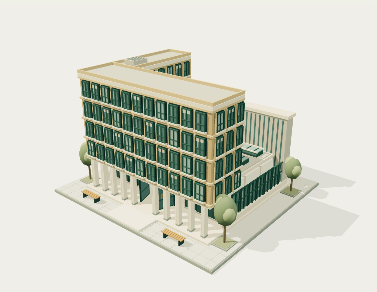 Original miniature of Bocconi library